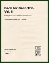 Bach for Cello Trio, Vol. II P.O.D. cover